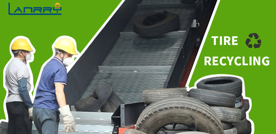 Ligne de recyclage de pneus usagés haute performance